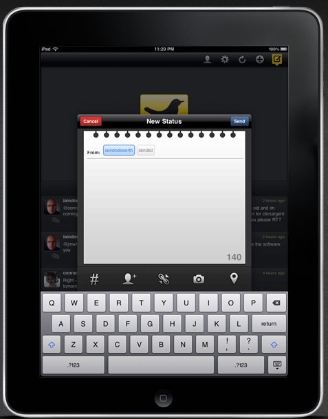 Tweetdeck para iPad
